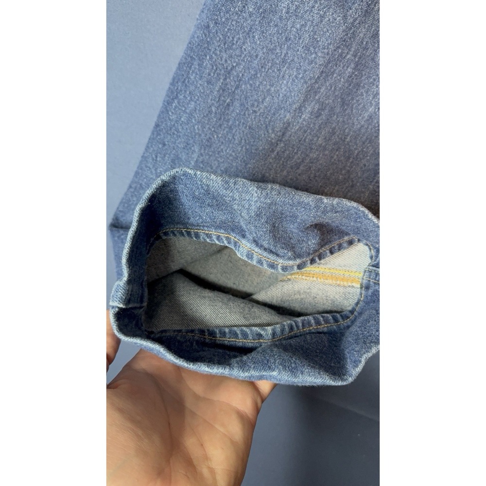 Tommy Jeans Men's Blue Denim Straight Leg Regular Fit Jeans w/ Pockets - Picture 5 of 6